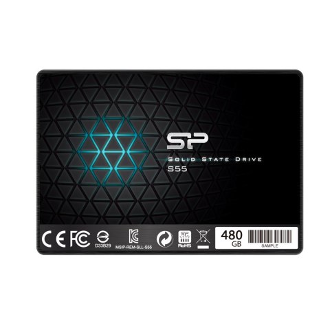 Dysk SSD Silicon Power S55 480GB 2,5" SATA III 560/530 MB/s (SP480GBSS3S55S25) Dysk SSD Silicon Power S55 480GB 2,5" SATA III 560/530 MB/s (SP480GBSS3S55S25)