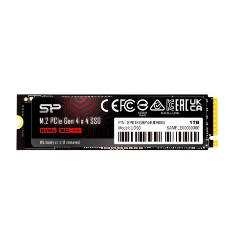 Dysk SSD Silicon Power UD90 1TB M.2 PCIe NVMe Gen4x4 NVMe 1.4 4800/4200 MB/s Dysk SSD Silicon Power UD90 1TB M.2 PCIe NVMe Gen4x4 NVMe 1.4 4800/4200 MB/s