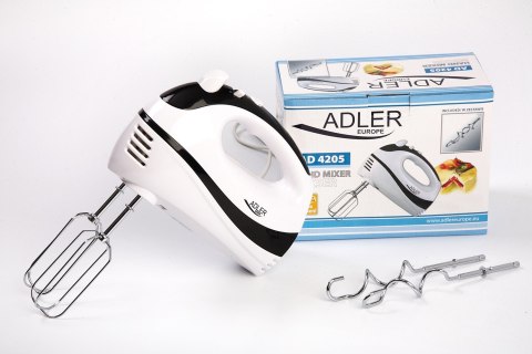 Mikser ręczny Adler AD 4205 (300W; kolor biały, kolor czarny) Mikser ręczny Adler AD 4205 (300W; kolor biały, kolor czarny)