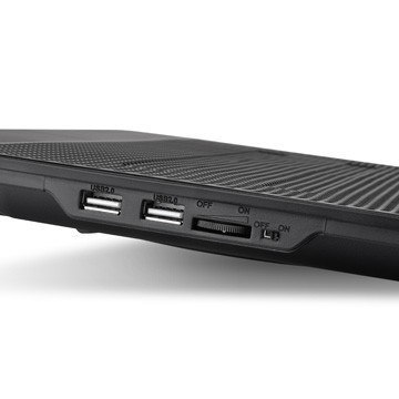 Podkładka chłodząca pod laptop Thermaltake Massive 14 rev.2 CL-N001-PL14BU-A (17.x cala; 2 wentylatory; HUB) Podkładka chłodząca pod laptop Thermaltake Massive 14 rev.2 CL-N001-PL14BU-A (17.x cala; 2 wentylatory; HUB)