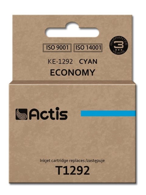Actis KE-1292 Tusz (zamiennik Epson T1292; Standard; 15 ml; niebieski) Actis KE-1292 Tusz (zamiennik Epson T1292; Standard; 15 ml; niebieski)