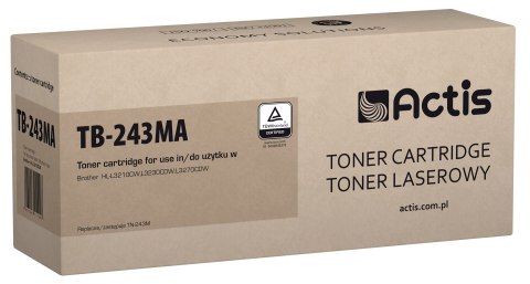 Actis TB-243MA Toner (zamiennik Brother TN-243M; Standard; 1000 stron; czerwony) Actis TB-243MA Toner (zamiennik Brother TN-243M; Standard; 1000 stron; czerwony)