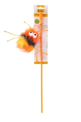 DINGO Wędka dla kota - spike 45+10cm pomarańczowa