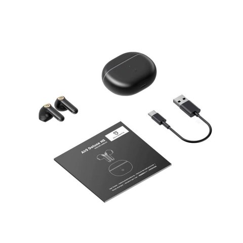 Słuchawki Soundpeats TWS Air 3 Deluxe HS czarne Słuchawki Soundpeats TWS Air 3 Deluxe HS czarne