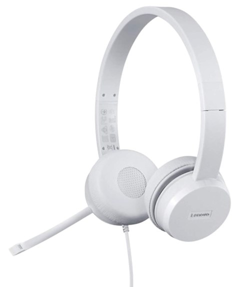 Słuchawki douszne z mikrofonem Lenovo 110, GXD1J77354, szare Słuchawki douszne z mikrofonem Lenovo 110, GXD1J77354, szare