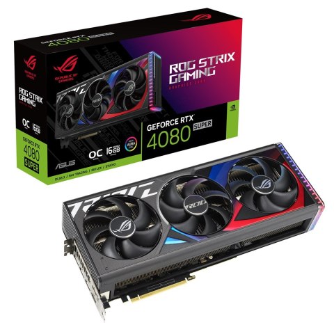 Karta graficzna ASUS ROG Strix GeForce RTX 4080 SUPER OC 16GB GAMING Karta graficzna ASUS ROG Strix GeForce RTX 4080 SUPER OC 16GB GAMING