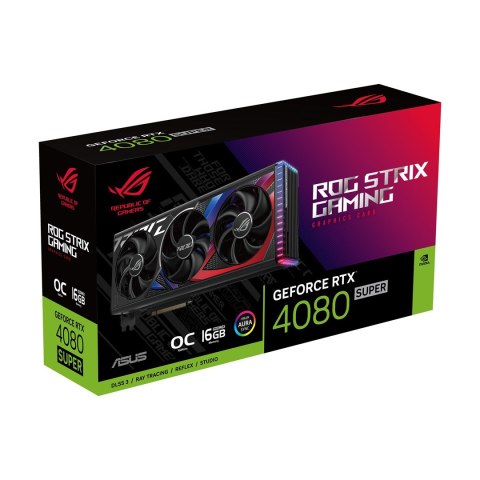 Karta graficzna ASUS ROG Strix GeForce RTX 4080 SUPER OC 16GB GAMING Karta graficzna ASUS ROG Strix GeForce RTX 4080 SUPER OC 16GB GAMING