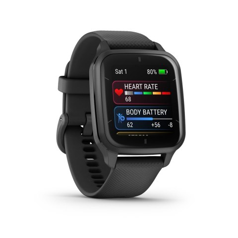 Zegarek sportowy Garmin Venu Sq 2 Music Black/ Slate Zegarek sportowy Garmin Venu Sq 2 Music Black/ Slate