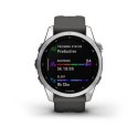 Garmin Fenix 7S sports watch, silver
