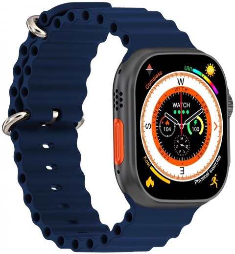 Smartwatch Kiano Watch Solid (black and blue stripe) Smartwatch Kiano Watch Solid (black and blue stripe)