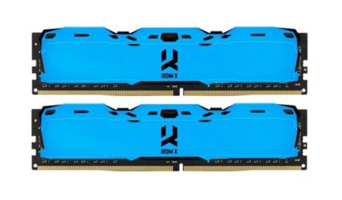 GOODRAM DDR4 16GB PC4-25600 (3200MHz) 16-20-20 DUAL CHANNEL KIT IRDM X BLUE 1024x8 GOODRAM DDR4 16GB PC4-25600 (3200MHz) 16-20-20 DUAL CHANNEL KIT IRDM X BLUE 1024x8