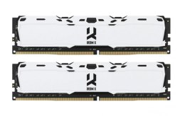 GOODRAM DDR4 16GB PC4-25600 (3200MHz) 16-20-20 DUAL CHANNEL KIT IRDM X WHITE 1024x8
