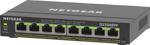 Netgear 8PT GE PLUS SWCH W/ HI-PWR POE+ Netgear 8PT GE PLUS SWCH W/ HI-PWR POE+