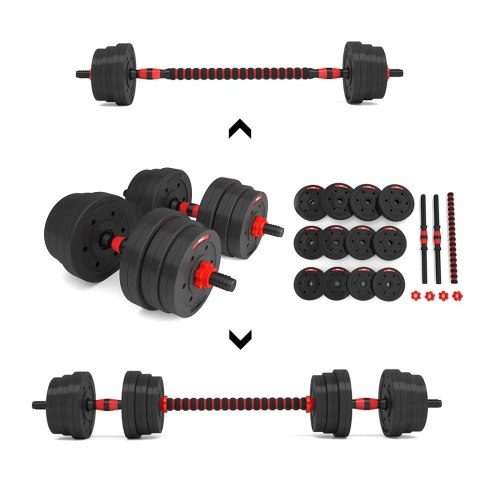Sztangielki-Sztanga 2w1 SGP20 HMS 20 kg Sztangielki-Sztanga 2w1 SGP20 HMS 20 kg