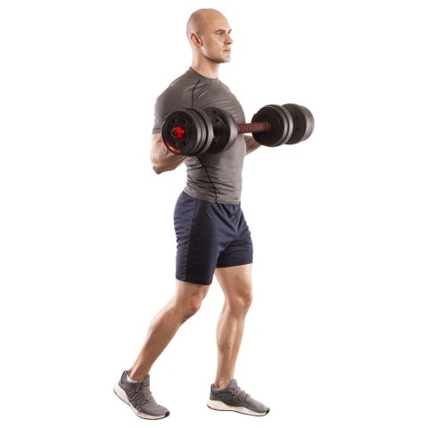 Sztangielki-Sztanga 2w1 SGP20 HMS 20 kg Sztangielki-Sztanga 2w1 SGP20 HMS 20 kg