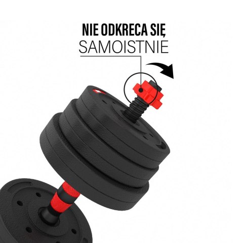Sztangielki-Sztanga 2w1 SGP30 HMS 30 kg Sztangielki-Sztanga 2w1 SGP30 HMS 30 kg