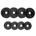 Sztangielki w walizce HMS ST20 Black 2 x 10 kg