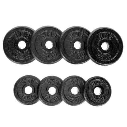 Sztangielki w walizce HMS ST20 Black 2 x 10 kg Sztangielki w walizce HMS ST20 Black 2 x 10 kg