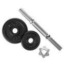 Sztangielki w walizce HMS ST20 Black 2 x 10 kg