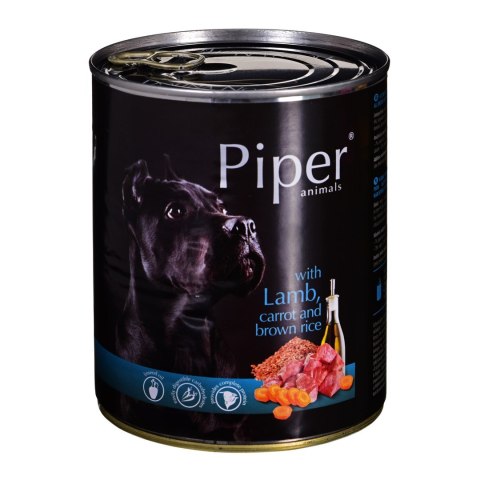 DOLINA NOTECI Piper Animals z jagnięciną - mokra karma dla psa - 800 g