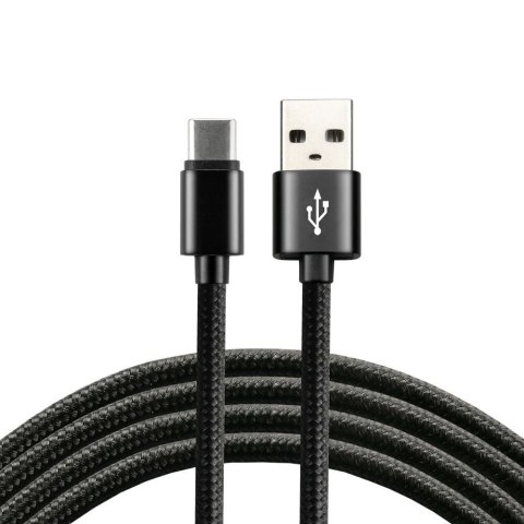 Kabel zasilający everActive CBB-1CB (USB - USB typu C ; 1m; kolor czarny) Kabel zasilający everActive CBB-1CB (USB - USB typu C ; 1m; kolor czarny)