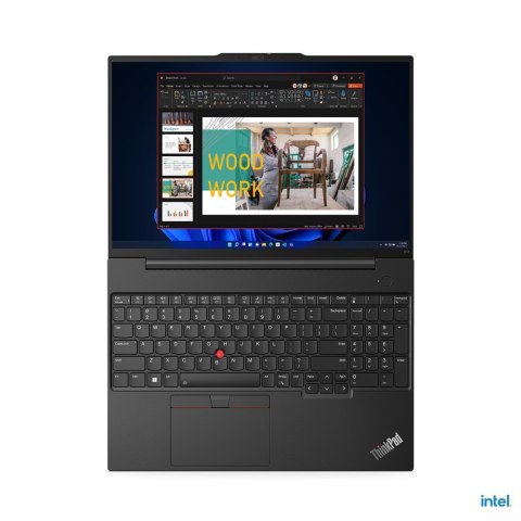 Lenovo ThinkPad E16 i5-1335U 16"WUXGA AG 16GB SSD512 IrisXe 80EUs TB4 Cam1080p BLK ALU 57Wh W11Pro 3Y OnSite (WYPRZEDAŻ) Lenovo ThinkPad E16 i5-1335U 16"WUXGA AG 16GB SSD512 IrisXe 80EUs TB4 Cam1080p BLK ALU 57Wh W11Pro 3Y OnSite (WYPRZEDAŻ)