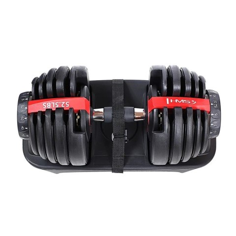Sztangielka regulowana HMS SR52 LBS zakres regulacji obciążenia 2-24kg Sztangielka regulowana HMS SR52 LBS zakres regulacji obciążenia 2-24kg