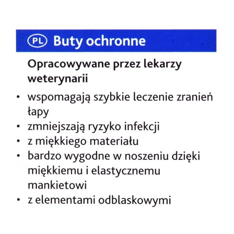 TRIXIE Buty ochronne dla psa rozmiar L 2szt. 19473 TRIXIE Buty ochronne dla psa rozmiar L 2szt. 19473