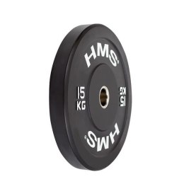 Talerz olimpijski Bumper 15 kg Czarny HMS BBR15