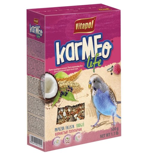 VITAPOL Pokarm owocowy dla papużki falistej 500g VITAPOL Pokarm owocowy dla papużki falistej 500g