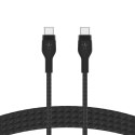 BELKIN KABEL USB-C 2.0 OPLOT SILICONE 2M CZARNY