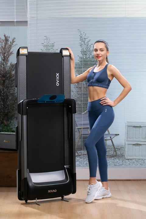 Bieżnia elektryczna, domowa OVICX Q2S PLUS bluetooth&app, 1-14km (czarna) Bieżnia elektryczna, domowa OVICX Q2S PLUS bluetooth&app, 1-14km (czarna)