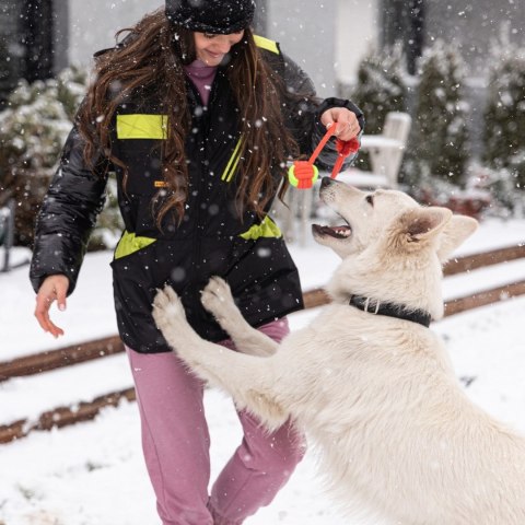 DINGO Piłka z uchwytem energy 40cm pomarańczowa DINGO Piłka z uchwytem energy 40cm pomarańczowa