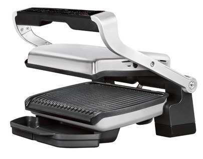 Grill elektryczny Tefal OptiGrill+ Initial GC 706D34 (składany; 1800W; kolor srebrny) Grill elektryczny Tefal OptiGrill+ Initial GC 706D34 (składany; 1800W; kolor srebrny)