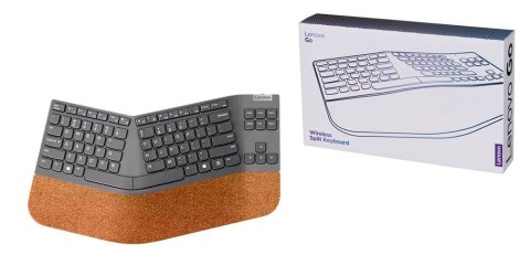Klwiatura bezprzewodowa Lenovo Go Split, GY41C33969, grafitowa/korek naturalny Klwiatura bezprzewodowa Lenovo Go Split, GY41C33969, grafitowa/korek naturalny
