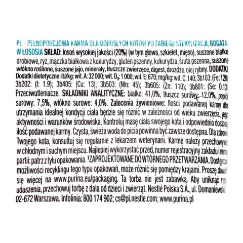 PURINA Pro Plan Sterilised Renal Łosoś - sucha karma dla kota - 100 g PURINA Pro Plan Sterilised Renal Łosoś - sucha karma dla kota - 100 g