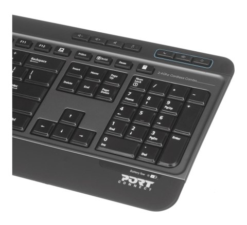 Zestaw klawiatura + mysz PORT DESIGNS 900901-US Zestaw klawiatura + mysz PORT DESIGNS 900901-US