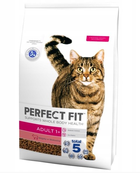 PERFECT FIT Adult sucha karma dla kota z wołowiną 7 kg PERFECT FIT Adult sucha karma dla kota z wołowiną 7 kg