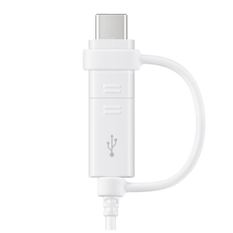 Samsung Combo Cable (Type-C & Micro USB), White Samsung Combo Cable (Type-C & Micro USB), White