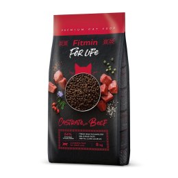 FITMIN For Life Castrate Beef - sucha karma dla kota - 8 kg (WYPRZEDAŻ)