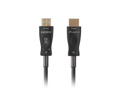 LANBERG KABEL HDMI M/M V2.1 20M 8K OPTYCZNY AOC CA-HDMI-30FB-0200-BK LANBERG KABEL HDMI M/M V2.1 20M 8K OPTYCZNY AOC CA-HDMI-30FB-0200-BK