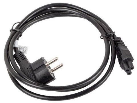 LANBERG KABEL ZASILAJĄCY DO LAPTOPA CEE 7/7 -> C5, 1.8M (MIKI/KONICZYNKA) LANBERG KABEL ZASILAJĄCY DO LAPTOPA CEE 7/7 -> C5, 1.8M (MIKI/KONICZYNKA)
