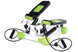 Stepper skośny z linkami biało-zielony HMS S3033