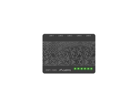 Switch Lanberg DSP1-1005 (5x 10/100/1000Mbps) Switch Lanberg DSP1-1005 (5x 10/100/1000Mbps)