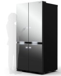 Chłodziarko-zamrażarka Hitachi French 4 Door R-WB640VRU0X-1 (MIR) DeLuxe mirror lustrzane szkło