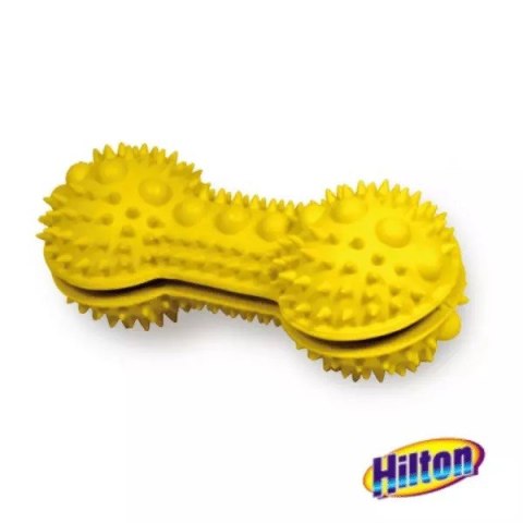 HILTON Hantla z Kolcami 15cm - Zabawka z Lanej Gumy dla psa HILTON Hantla z Kolcami 15cm - Zabawka z Lanej Gumy dla psa