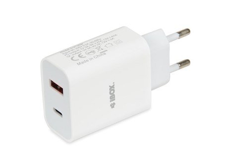 ŁADOWARKA SIECIOWA I-BOX C-36 PD20W USB-C + USB-A ŁADOWARKA SIECIOWA I-BOX C-36 PD20W USB-C + USB-A