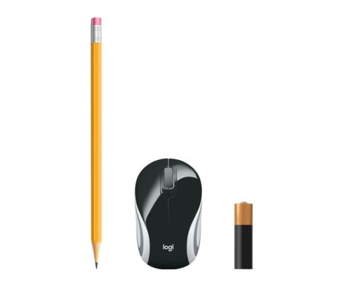 Mysz Logitech M187 Mini 910-002731 (optyczna; 1000 DPI; kolor czarny Mysz Logitech M187 Mini 910-002731 (optyczna; 1000 DPI; kolor czarny