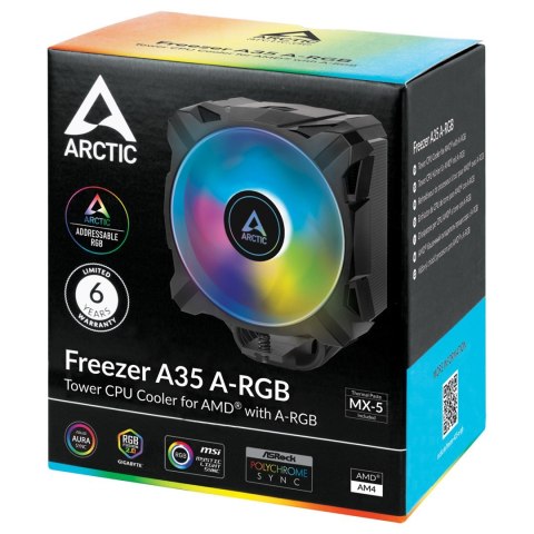 Chłodzenie CPU ARCTIC Freezer A35 ARGB Chłodzenie CPU ARCTIC Freezer A35 ARGB
