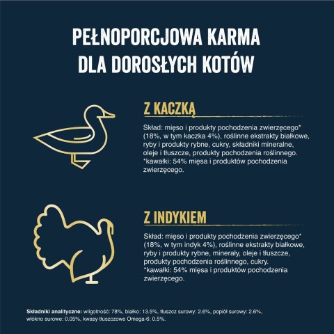 FELIX Tasty Shreds z kaczką i indykiem - mokra karma dla kota - 4x 80g FELIX Tasty Shreds z kaczką i indykiem - mokra karma dla kota - 4x 80g